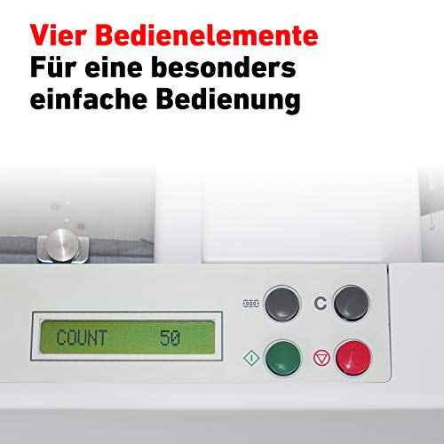 IDEAL Professionelle Falzmaschine 8306 mit Vier Falzarten, 60 bis 115 g/m² Papier, 115 Blatt/Minute, 7.000 Blatt/Stunde