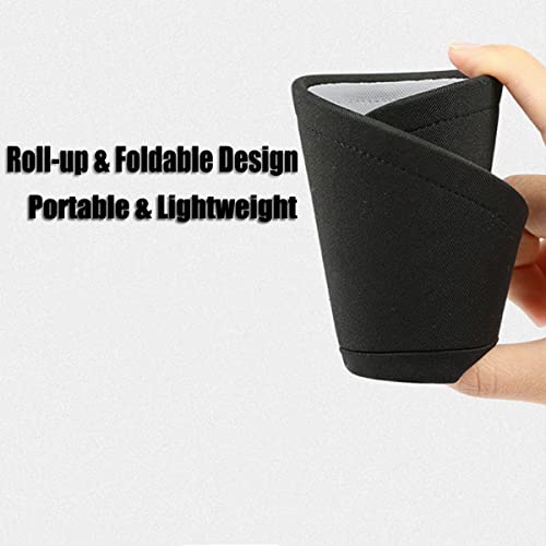 Wrels Sports Visor For Women Men Wide Brim Sun Hat-Adjustable Velcro & Roll-Up Design (White) #TOP3