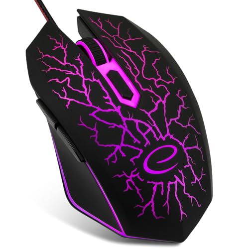 ARTICCO RATóN GAMING PROFESIONAL CON CABLE USB – MOUSE ÓPTICO ERGONóMICO 6 BOTONES, LED MULTICOLOR DE RESPIRACIóN, DPI AJUSTABLE 800-2400, COMPATIBLE CON PC, MAC Y PORTáTILES (NEGRO)
ARTICCO Ratón Gaming Profesional con Cable USB – Mouse Óptico Ergonómico 6 Botones, LED Mult...