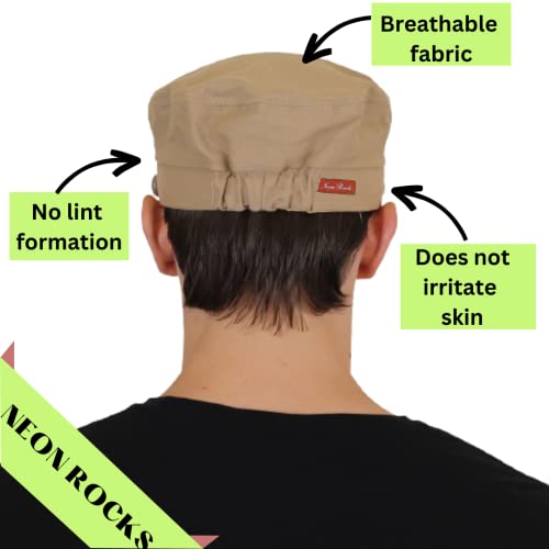 Image of NEON ROCK Men Women Stylish Dori Cap Stylish Premium Cotton Hat Cap for Summer, Winter, Spring, Autumn and All Activities, Freesize Pack of 1