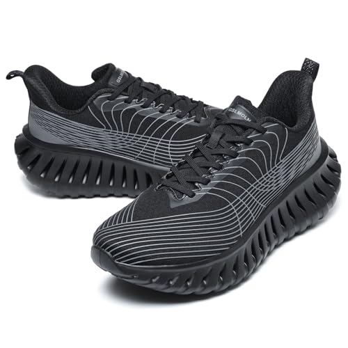 Image of GSLMOLN Wowen Walking Shoes Casual Shoes Breathable Walking Sneakers for Workouts Cushioned Flexible Womens Shoes Training Fashion Sneakers
