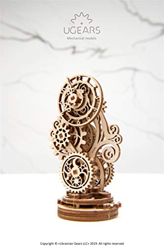 UGears Steampunk Clock 3D Wooden Puzzle - Wooden Clock Mechanical Model Construction Set - DIY Model Kits for Adults Teens and Children - Ideal Christmas and New Year Gift - Gorgeous Home D&eacute;cor steampunk buy now online