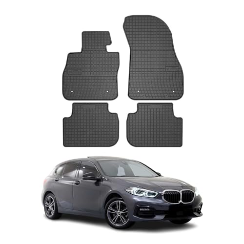 Tapis de sol BMW Série 1 F40 caoutchouc noir accessoires auto OMAC protection