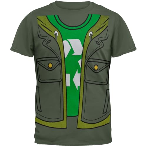 Big Bang Theory - Leonard Costume T-Shirt - Large Light Green