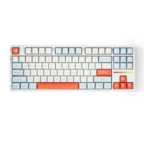Image of x VGN V87 Gaming Keyboard, Wireless Mechanical Keyboard, Programmable Keyboard, 87 Keys, Hot Swap, Bluetooth, 2.4GHz /USB-C 3 Modes Connection, Supports Win, MacOS, Linux, Android and More