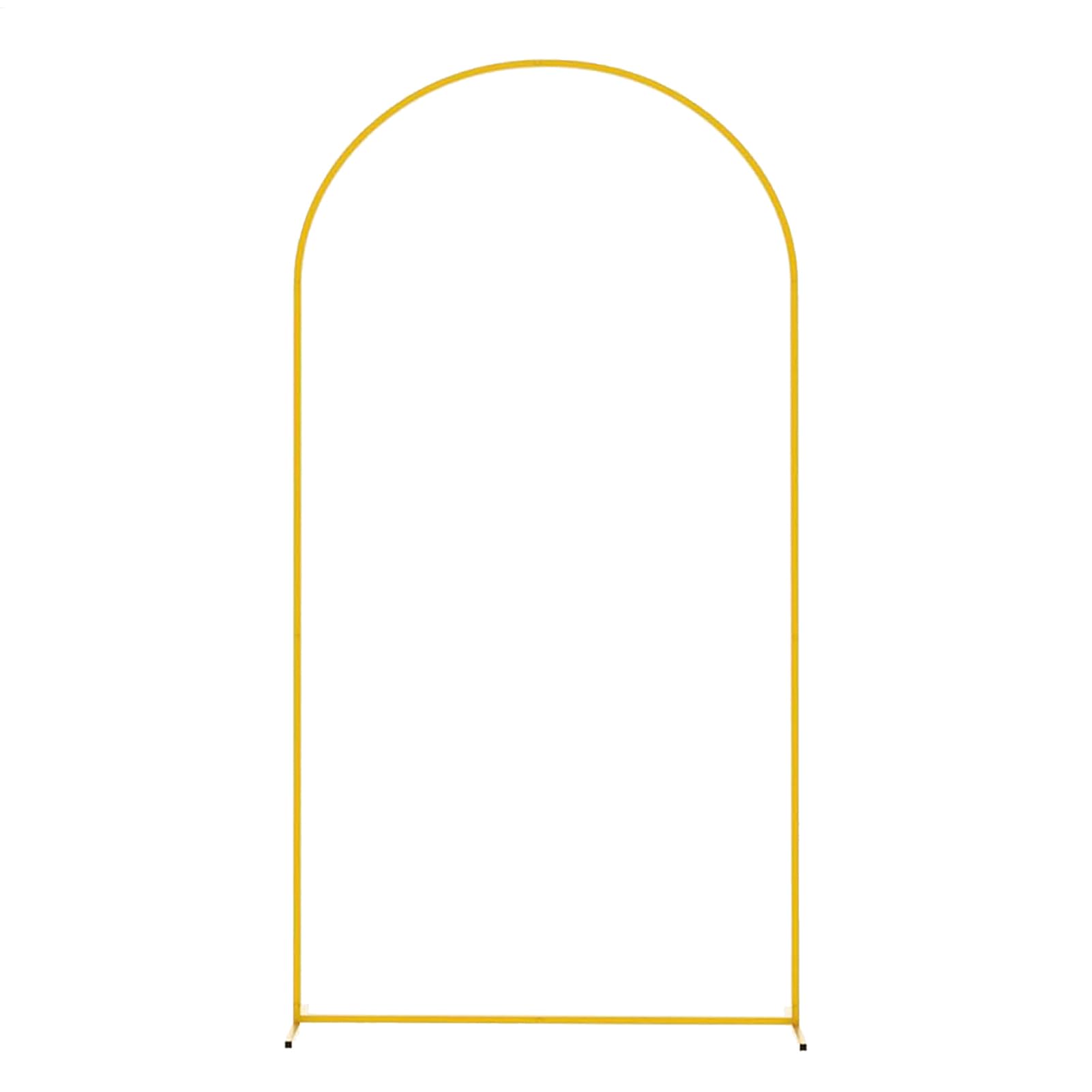 Gold Arcch Backdrop - Gold Archh Backdrop Stand, Portable Decorative Structure | Display Frame Highlighting Ceremony Entrance for Flowers Balloons Lights, Metal with Party Setup Accessoire