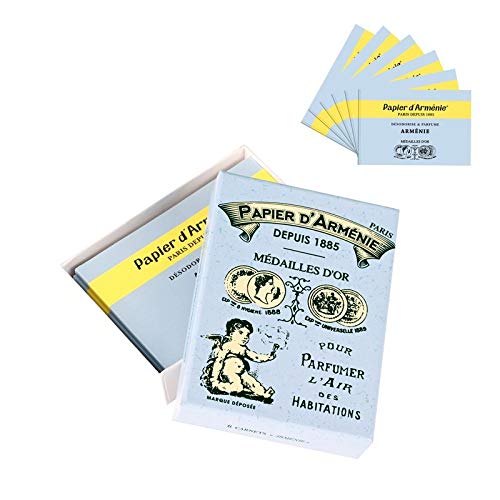 Papier d'Arménie  Coffret Vintage ARMENIE Papier d'Arménie  Papier d'Arménie Arménie  Désodorisant Naturel  Parfum d'intérieur  Désodorisant