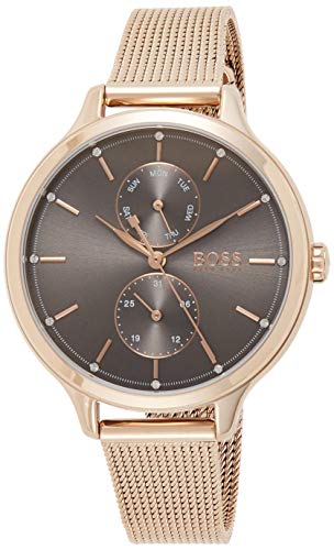 Preisvergleich Produktbild Hugo Boss Damen Analog Quarz Uhr mit Edelstahl Armband 1502536