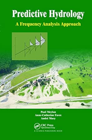 Predictive Hydrology: A Frequency Analysis Approach book cover