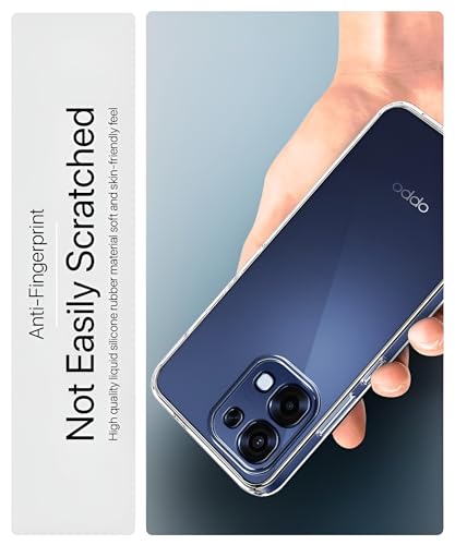 Image of Lifetime Anti-Yellow Clear Back Cover Case Compatible with Oppo F31 5G (Sleek Crystal Hard Back | Shockproof Protection with Camera Protection)