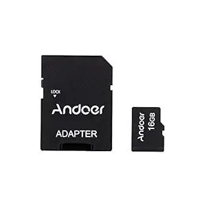 Festnight 16GB Class 10 Memory Card TF Card + TF Card Adapter for Camera Car Camera Cell Phone Table PC Audio Player GPS