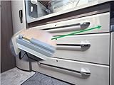 Generisch SlideFix Uni – Schubladen‑Ersatzteil für Wohnwagen – kompatibel mit Hobby, LMC & Dethleffs – langlebige Reparaturlösung