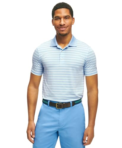 Brooks Brothers Men's Performance Stretch Short Sleeve Golf Polo Shirt