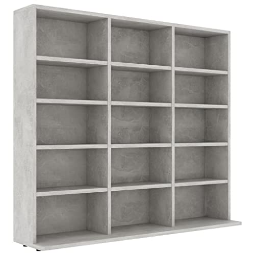vidaXL Estantería para CD Aparador Armario Mueble Mostrador Organizador Almacenamiento Salón Casa...