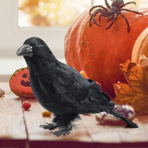 Modèle animal simulé corbeau pour terrifier une maison hantée - 4