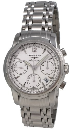 Longines Saint-Imier Automatic Chronograph Steel Mens Watch Silver Dial Calendar L2.752.4.72.6