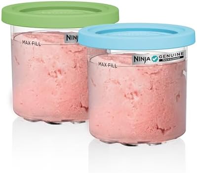 Ninja CREAMi Pints 2 Pack, Compatible with NC299AMZ & NC300s Seri...