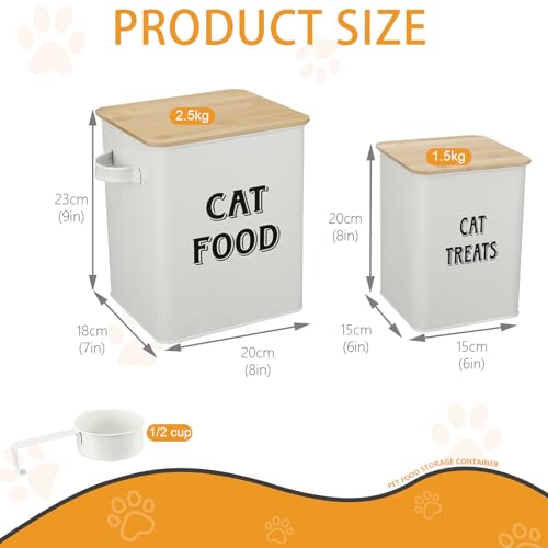 Conteneur croquette chat anti odeur avec boîtes de rangement - 7
