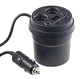 Kfz-Verteiler inklusive deutscher Anleitung. 12 Volt USB - Außerdem relevant oder passend zu: Auto Sitzheizung, 12V Verlängerung, Steckdose, Adapter, iPad, Steckdosen, Android, Stecker, Navi, Hub, 24V