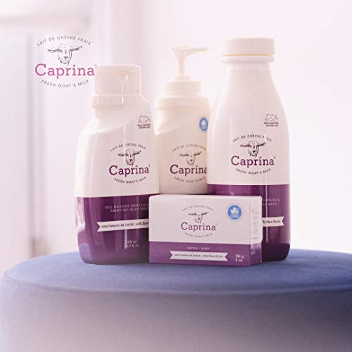 Caprina By Canus Amazing Body Wash, Shea Butter, 16.9 Oz, With Fresh Canadian Goat Milk, Gentle Soap, Moisturizing, Vitamin A, B2, B3, & More, 16.9 Fl Oz #TOP2
