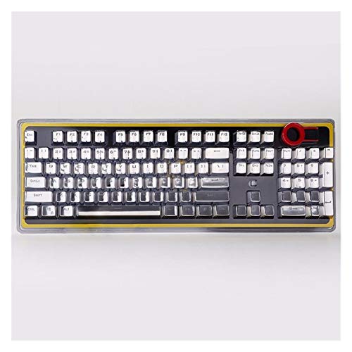 HEQIE-YONGP Tastatur, 104 Tasten Injektion PBT Backlit Keycaps für mechanische Tastaturen mit Schlüsselabzieher Für PC-Gaming-Tastatur (Color : Gold) Cover