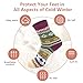 FYC Winter Womens Socks Wool Warm Thick Knit Cozy Crew Casual Vintage Soft Socks for Women Christmas Gifts Sock 5 Pairs