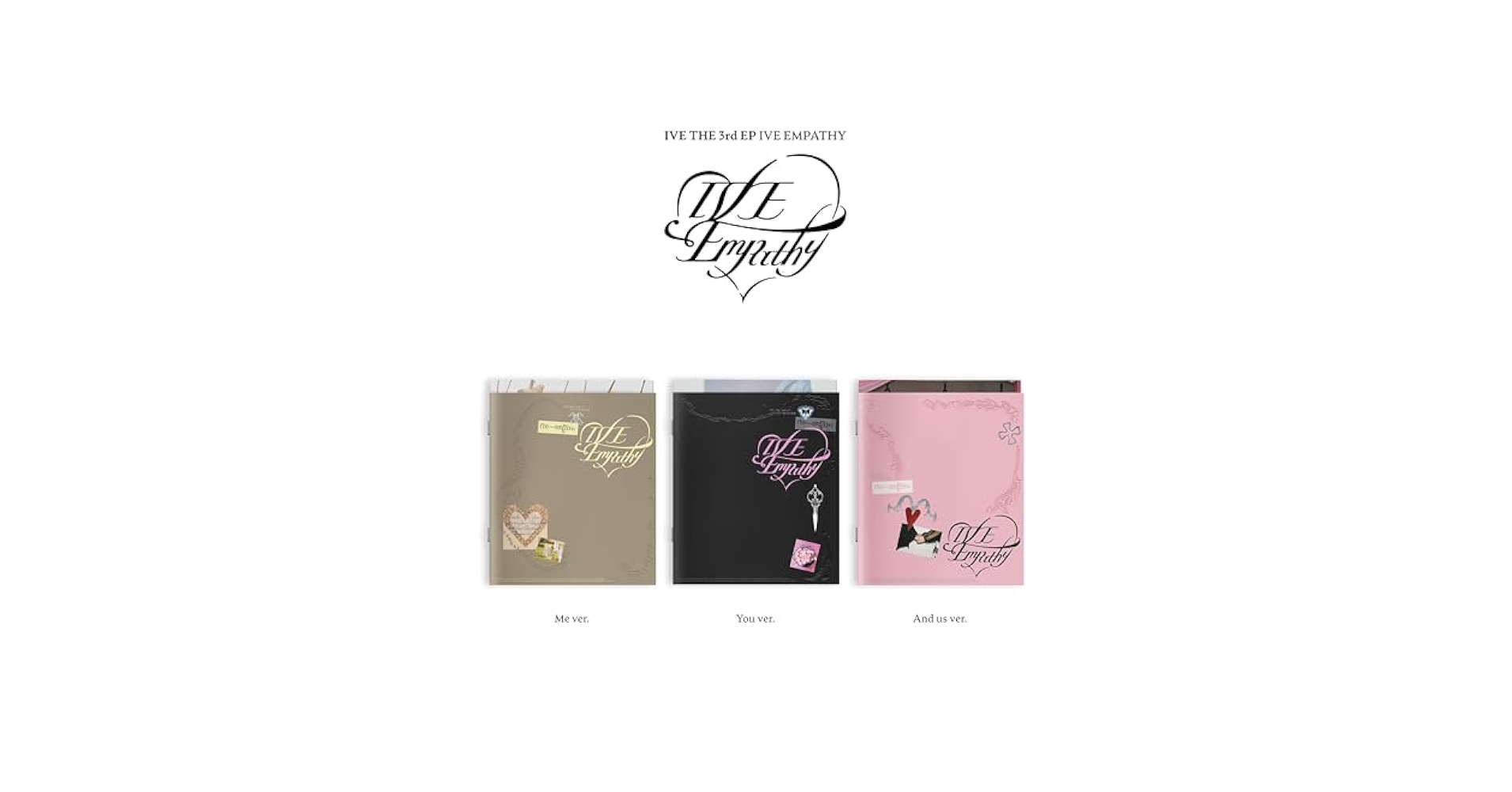 【新品未開封】IVE EMPATHY PHOTOBOOK　4形態＋MD ver. Amazon.co.jp: アイブ Ive Empathy 3rd EP アルバム [韓国盤] (4