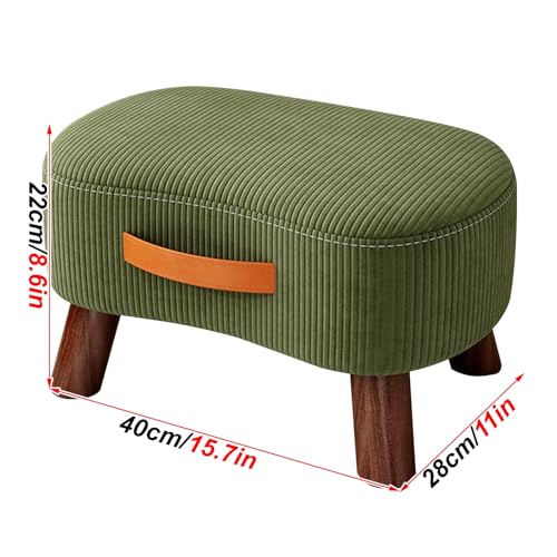 Pouf de rangement incurvé pour optimiser l'espace du salon - 4