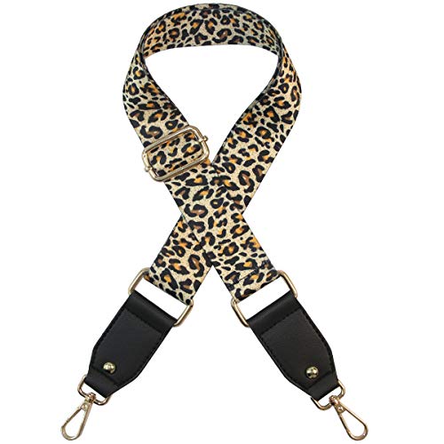 Image of Duwi Wide Handbag&Purse Strap Jacquard Woven Guitar Style Replacement Strap Multicolor Canvas Adjustable Crossbody Bag Strap