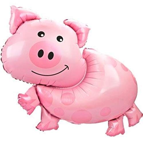 Ballon cochon rose Amscan Anagram pour animer un anniversaire d'enfant ludique