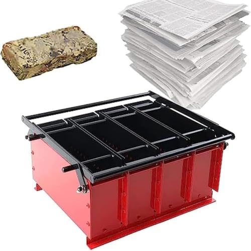 Fabricante de briquetas de troncos, Fabricante de briquetas de periódicos, Fabricante de ladrillos de papel de bricolaje Estufa de fuego Calefacción Estufa de fuego Herramienta para el hogar, Fabrican