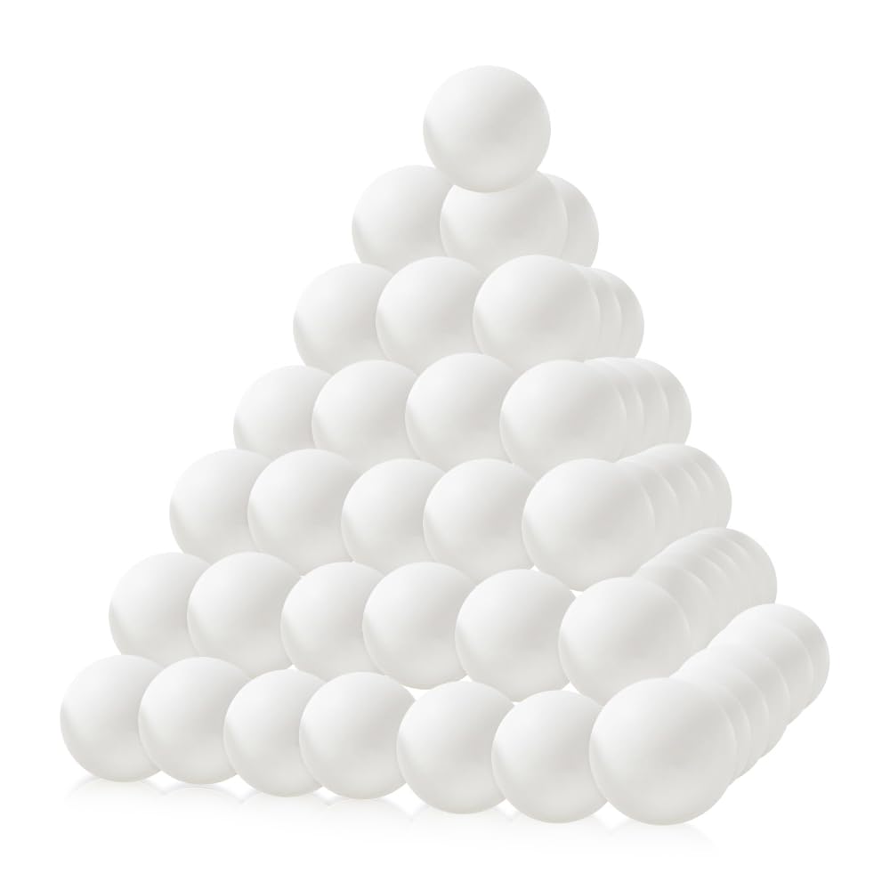 Palline Da Ping Pong Mizikuu - 50 Pezzi In Plastica, Per Allenamento E Decorazioni - Foto 2