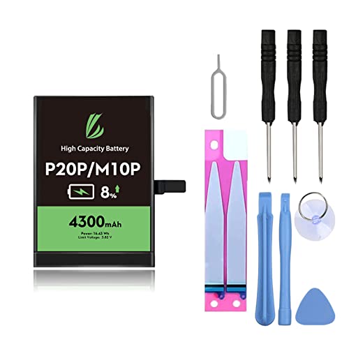 LL TRADER Batería de Repuesto para Huawei P20 Pro, Alta Capacidad 0 ciclos para Huawei P20 Pro CLT-L09, CLT-L29, CLT-AL00, CLT-AL01 con Herramientas de Reparación Cover