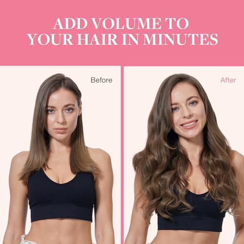 Image of GOO GOO Clip in Hair Extensions Real Human Hair, Remy Human Hair Extensions Clip ins for Women, Natural Human Hair, 16inch 130g 7Pcs, 5 Light Ash Brown