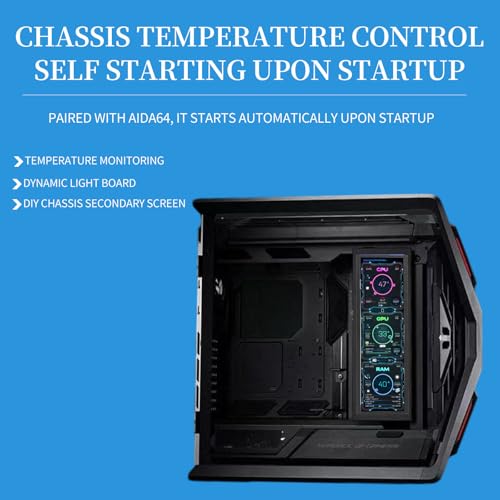 Image of 14.5Incn 2.5K Touchscrcen BarMontor,2550x720 IPS Portable CD Scrcen wth 10-Point Touch, 60 Rerteshn Rate.350nt Brightiness, USB C Drver Beard Yx25kK Tor DY Game PC (Black Shell)