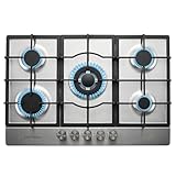 30 inch Gas Cooktop, Stove Top with Built-in 5 Burners,...