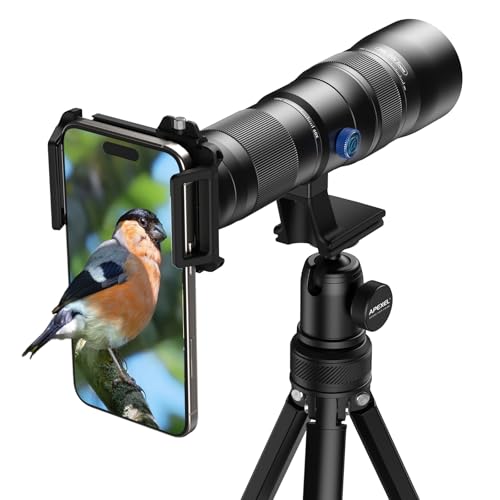 Evil Eye 20-60X Zoom-Teleobjektiv für Smartphones, HD-Teleobjektiv für Mobiltelefone, mit Stativhalterung & Universal-Klemme – Perfekt für iPhone 16/15/14/13-Serien, Samsung, Android