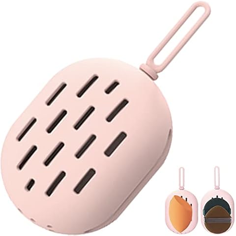 WINOK Make-up Schwämmchen Aufbewahrung Halter, Make-Up Blender Schwamm Reisetasche, Umweltfreundliches Silikon Belüftet Beauty Sponge Case Behälter for Zu Hause Cover