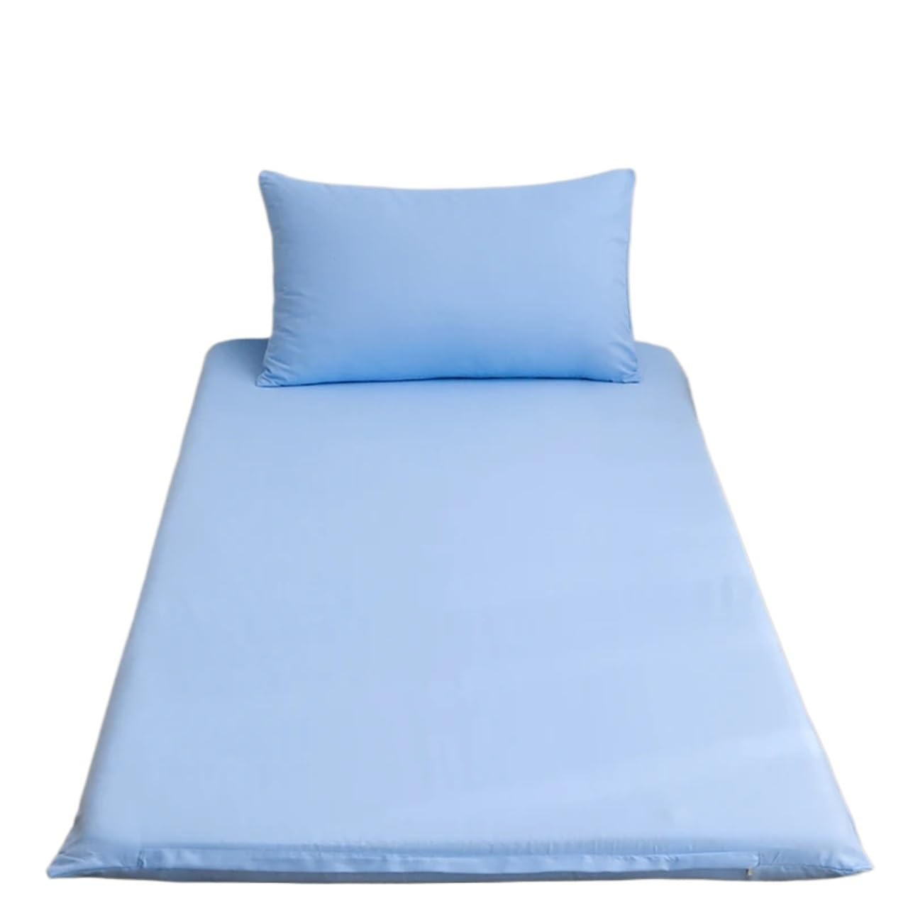 ZIHDKE 1pcs Fully Enclosed With Zipper Mattress Protector Cover Singlebed Sheet Protection Pad for Tatami(Blue,90x200cm)
