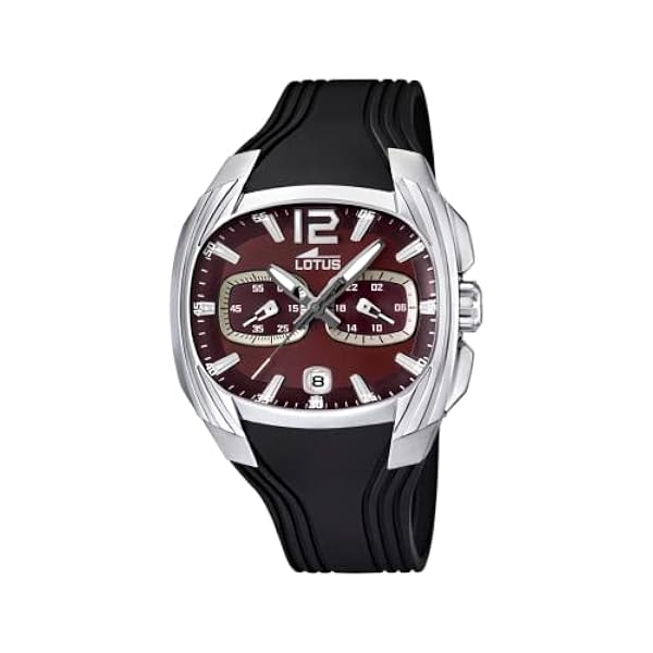 Lotus Doom herr analog kvartsklocka med gummiarmband 15756/C, armband