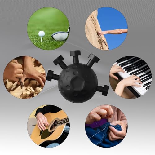 Fortalecedor De Agarre De Dedos, Finger Grip Strengthener, Entrenador De Fuerza De Agarre para Juguete de Bola de Descompresión, Entrenamiento Muscular y Rcuperación de Lesiones - Imagen 5