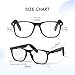 GetD AI Glasses for Men & Women, Smart Glasses Powered by ChatGPT, AI Real-time Translation with 145 Languages, 11H Music Play, Bluetooth Glasses with Photochromic Lens for Daily Use (Size Average)