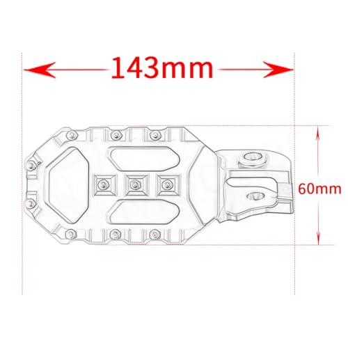 Accessoires de Repose-Pieds Aluminium pour Husqvarna TC125