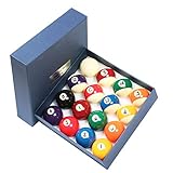 Diese Billardkugeln sind auch nummeriert und farbcodiert für verschiedene Kneipen- und Billardspiele wie American 9 Ball usw.