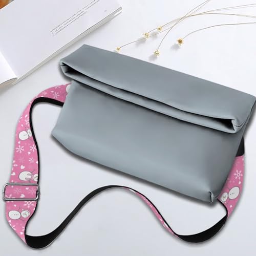 Image of Jeiento Wide Purse Strap Wide Shoulder Strap Adjustable Replacement Belt Soft Guitar Shoulder Straps for Women Girls Gifts
