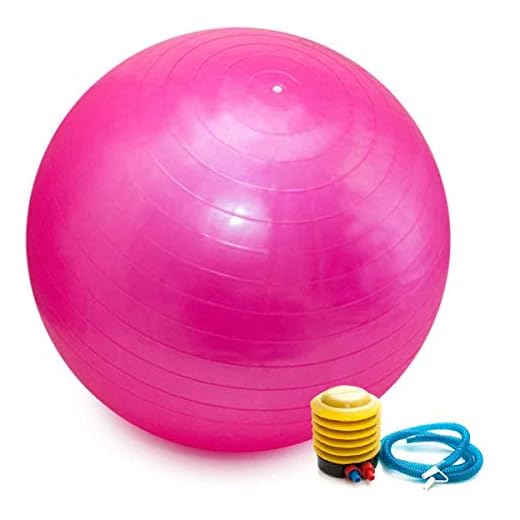 Bola Pilates Yoga Fitness 75 cm C/Bomba Abdominal Ginastica