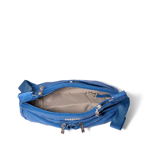 Image of Baggallini Crossbody Travel Bag 11x8.5 Lightweight Water-resistant Nylon Handbag