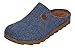 Produktbild Rohde Herren Pantoffel Hausschuh Softfilz Foggia-H 7100, Größe:45 EU, Farbe:Blau