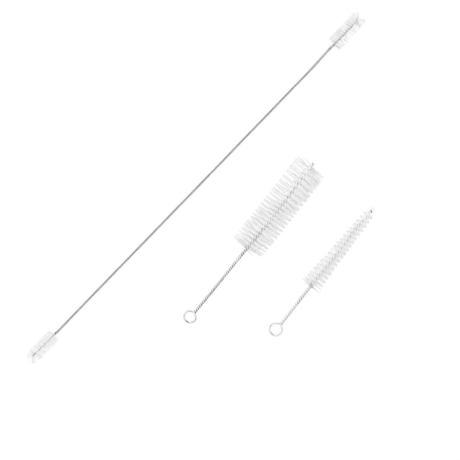 Ojiva® Nylon Bristles Brass Instrument Cleaning Set 304 Stainless Steel Brasswind Maintenance Kit Long Flexible Wire Trumpet Cleaning Kit for Music Practice, Band Room, 3-piece Set-image-9