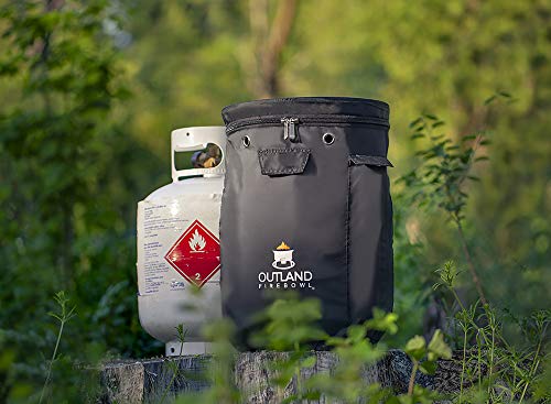 Outland-Living-Firebowl-UV-and-Weather-Resistant-740-Propane-Gas-Tank-Cover-with-Stable-Tabletop-Feature-Fits-Standard-20-lb-Tank-Cylinder-Ventilated-with-Storage-Pocket